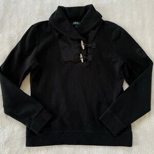 Ralph Lauren Black Toggle Sweater